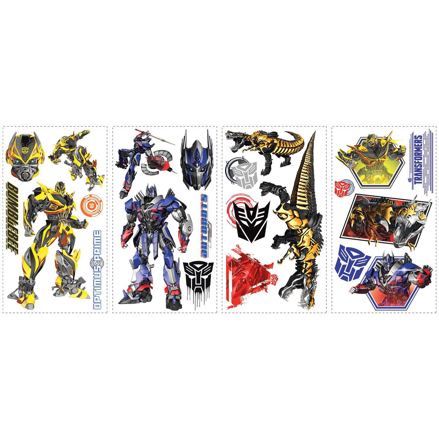 RoomMates Transformers: Age of Extinction Peel and Stick Wall Decals