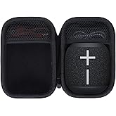 Lebakort Storage Case Compatible with Ultimate Ears UE WONDERBOOM 4 3 2 Portable Waterproof Speaker (Black Case)