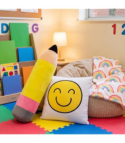 Amazon.com: EvZ Official Certified Flushed Emoji Pillow - 32cm