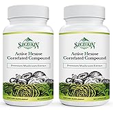 SZCZEKIN Active Hexose Correlated Compound 1500 mg Supplement, Natural 8 Mushroom Extract Supplement, Immune System, Liver Function, Natural Killer and T Cells Activity, 180 Veggie Capsules