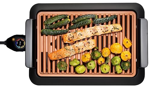 Pan Gotham Smokeless Grill And Griddle Gotham Steel Smokeless