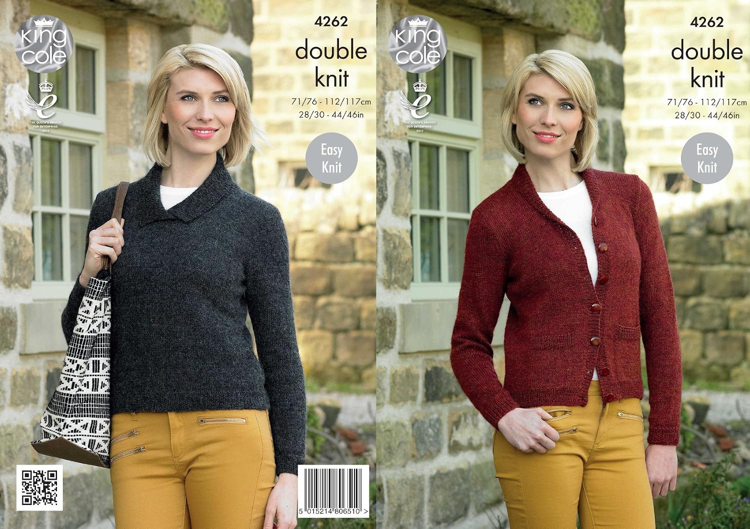 King Cole Ladies Double Knitting Pattern Womens Sweater & Cardigan