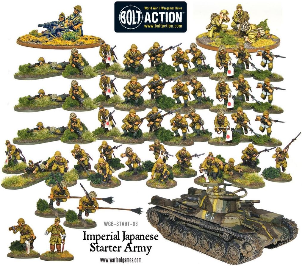 Warlord Games Banzai! Japanese Starter Army - 28mm Scale Plastic Miniatures for Bolt Action Highly Detailed World War 2 Miniatures - Image 3