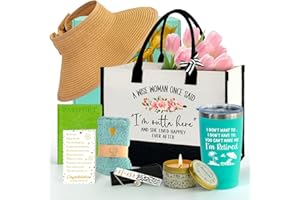 HN HAIINAA Retirement Gifts for Women 2025, Cool Retirement Gifts for Coworker Teacher Nurses Boss Friends Mom Grandma Retirees, Farewell Leaving with Sun Hats for Women, Happy Retired Gift Basket
