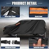 X AUTOHAUX All-Weather Car Cover for Mini Cooper 2DR 2002-2021 210D-PU view 5