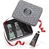 La Chatelaine Hand Cream Unisex Gift Set, Ready-To-Gift Hand Lotion, Travel Size, Natural Hand Cream Made in France with 20% Organic Shea (Moroccan Mint, Vetiver Cedar, Bourbon Vanilla) 3 x 1 fl oz