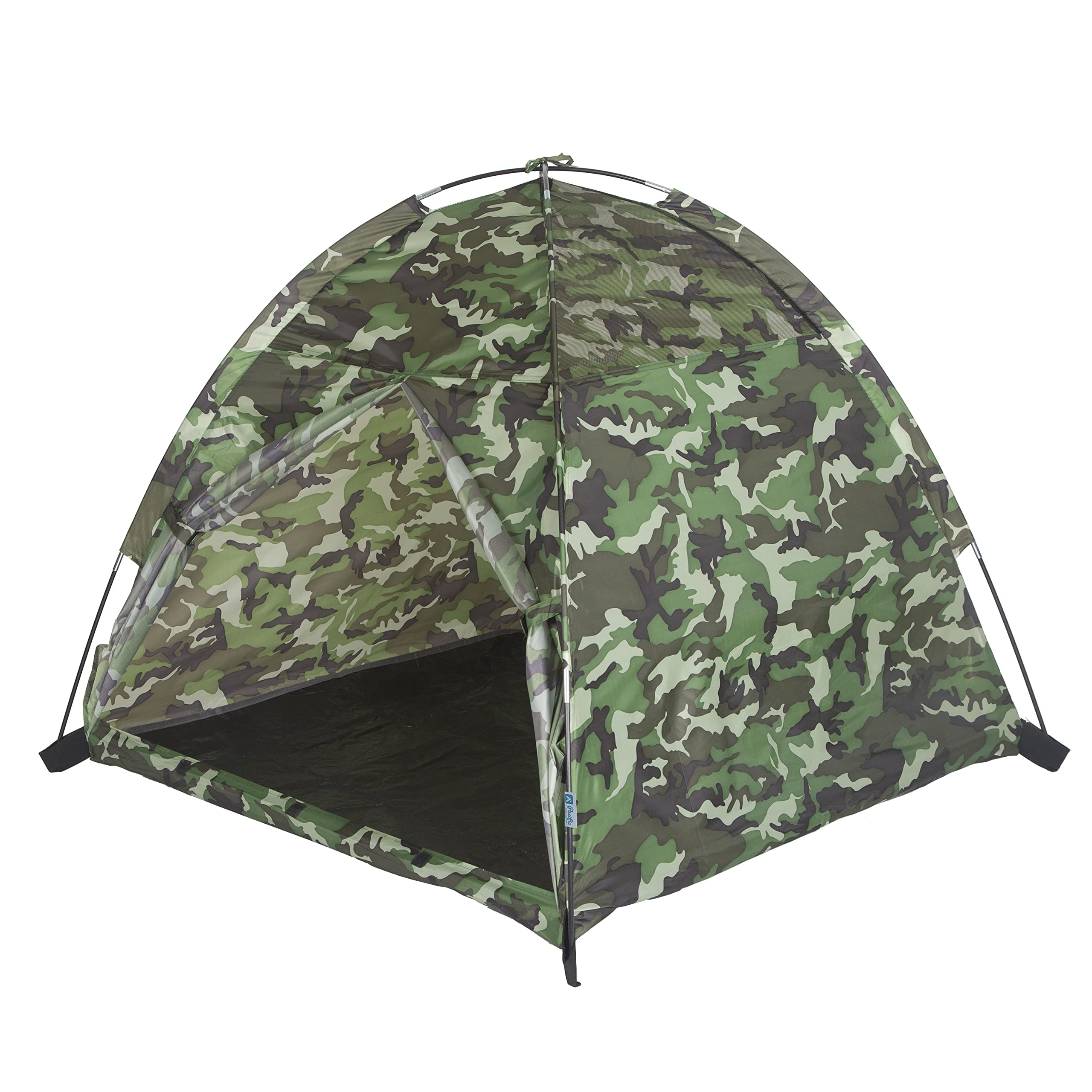 Pacific Play Tents 23335 Kids Green Camo Dome Tent Set with Sleeping Bag and Chair