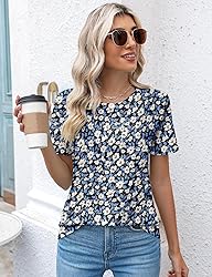 Kistore Women Shirts and Blouses Soft Crew Neck