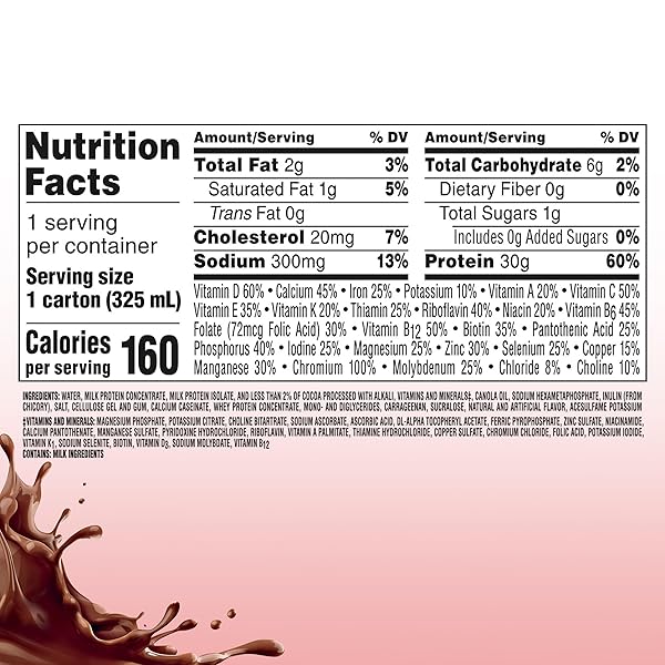 BOOST GLUCOSE CONTROL MAX 30G PROTEIN NUTRITIONAL DRINK, RICH CHOCOLATE, 11 FL OZ (PACK OF 12), PACKAGING MAY VARY