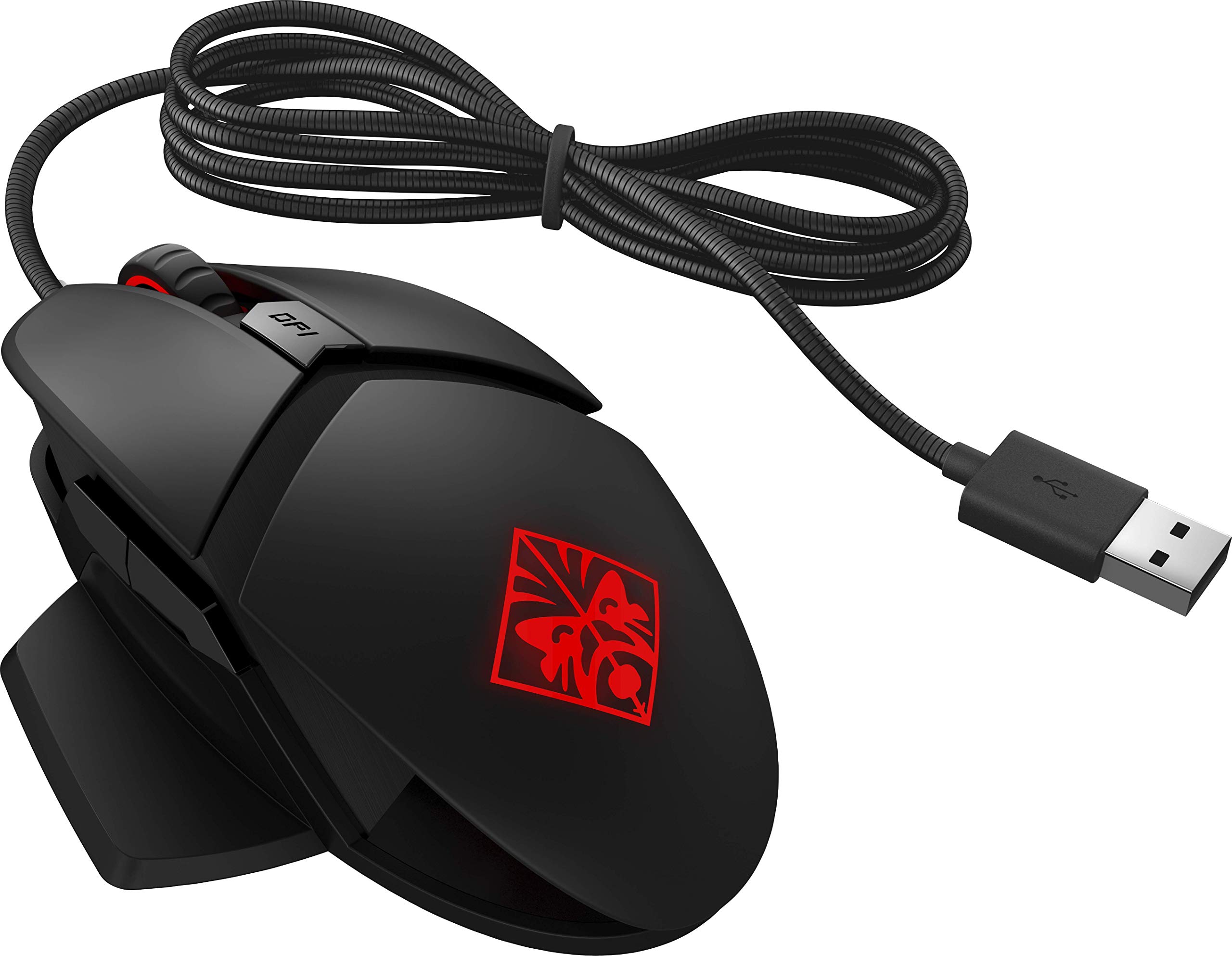 OMEN by HP Wired USB Gaming Reactor Mouse (Black/Red)