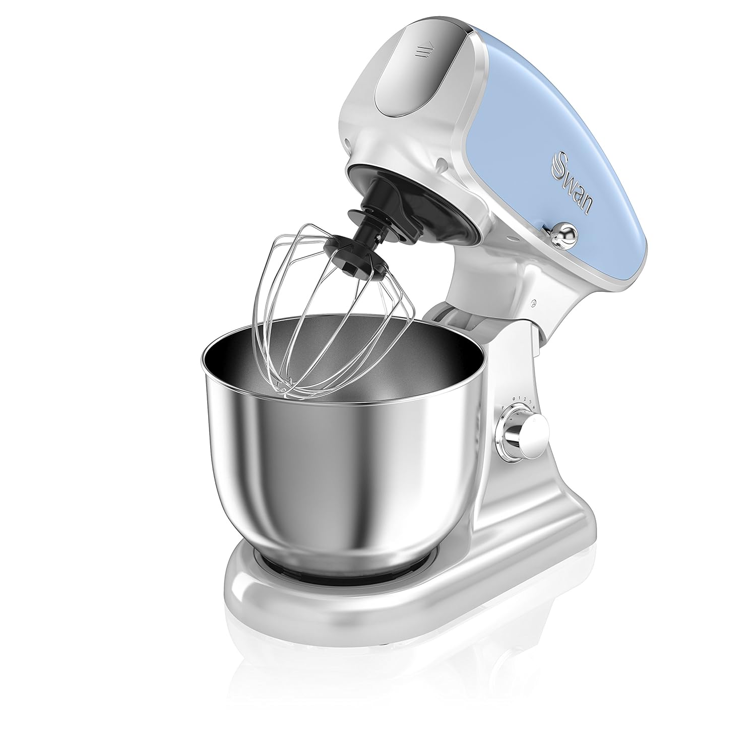 Vonshef 1000w Black Food Stand Mixer Kitchen Aid 4 5l Mixing Bowl Whisk Beater