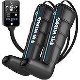 FIT KING Upgraded Cordless Recovery System, Professional Air Compression Massager, Reduces Muscle Pain and Improves Circulation, Warm-up and Fast Recovery for Athletes, Zone Massage Optional (Medium)