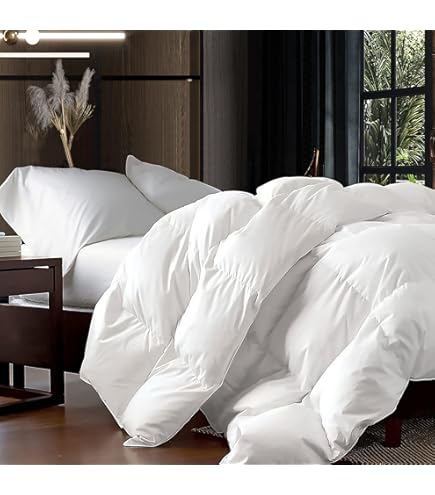 HYVIF Oversized King Down Alternative Comforter – 120x98 Inch, Ultra Soft, All Season, Hotel Collection, Ivory White - View #11