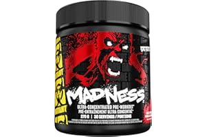 MUTANT MADNESS | Ultra-Concentrated Pre-Workout Supplement | 360mg Caffeine, 4g Pump & Performance Blend, Beta-Alanine, Energ