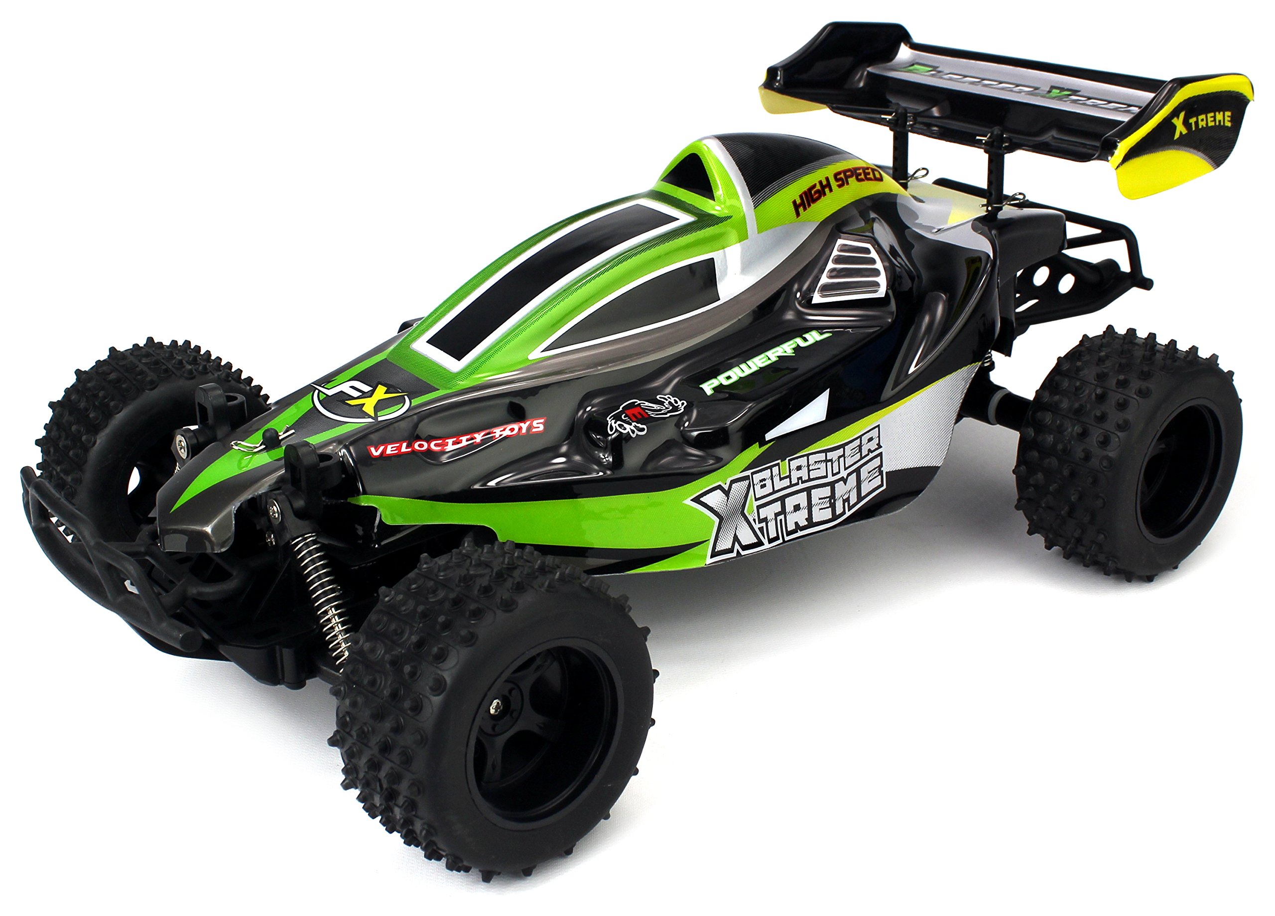 Velocity Toys Xtreme Blaster Remote Control RC Buggy, High Performance Lithium Battery, Big Size