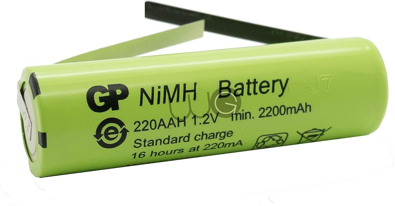 Gp Batteries Replacement Battery By Wg 20mah 1 2v 49x14mm Compatible With Braun Oral B Electric Toothbrushes Type 3709 And 3737 Vitality Vitality Sonic Stages Power Trizone Pro 500 Pro Health Jr Amazon Co Uk