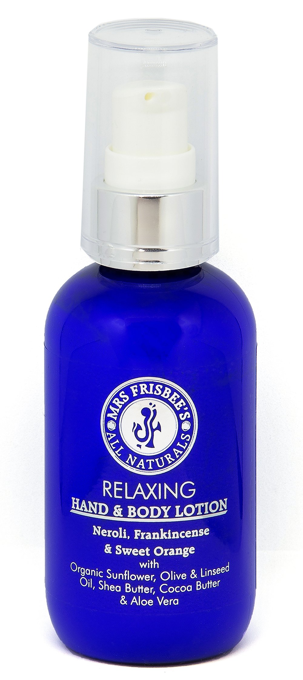 Relaxing Organic Hand and Body Lotion with Neroli, Frankincense and Sweet Orange Pure Essential Oils, Shea Butter, Cocoa Butter, Olive Oil, Linseed Oil, Aloe Vera and Vitamin E/Handmade/Vegan