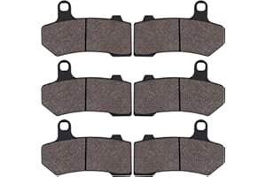 LONSDA Front and Rear Brake Pads for Harley Davidson Road Glide 2008-2023 / Road King 2008-2023 / Street Glide 2009-2023 / FLHTCU Ultra Classic Electra Glide 2008-2023