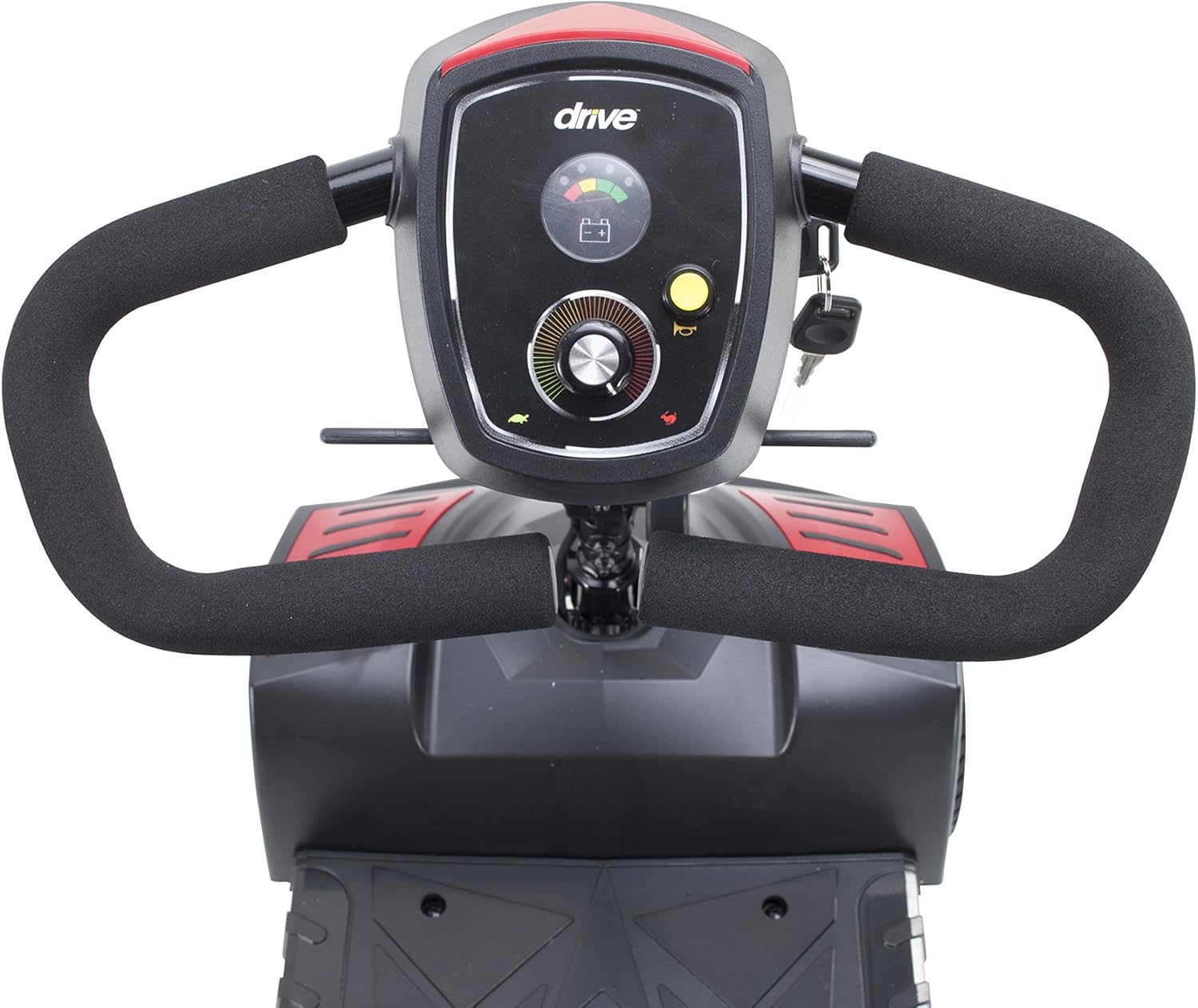 Drive Medical Spitfire Scout 4 Compact Travel Scooter, 4-Wheel, Red/Blue: Kitchen & Dining