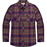 Victory Outfitters Ladies' Plaid Flannel Button Up Shirt w/Two Chest Pockets