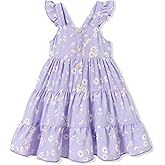 DeeFant Toddler Girl Dress Summer Baby Girls Dresses 2025 Fly Sleeve Casual Floral Princess Toddler Dresses