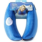 TRAVELREST Nest Neck Support Pillow - Travel Essentials, Memory Foam, Compact Travel Pillow for Long Flights, Plane Sleeping 