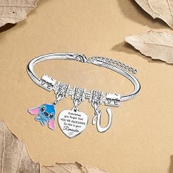 Waeceip Stitch Bracelet with Initial Letter, Gifts