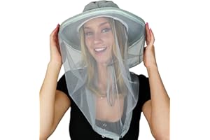 AGGAFA Mosquito Head net hat, Best Solution to Keep The Mosquitoes and Bugs Off When Gardening Fishing Camping