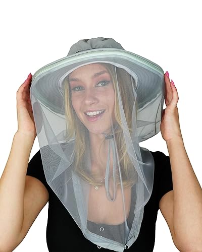 AGGAFA Mosquito Head Net Hat, Providing a Physical Barrier to Help