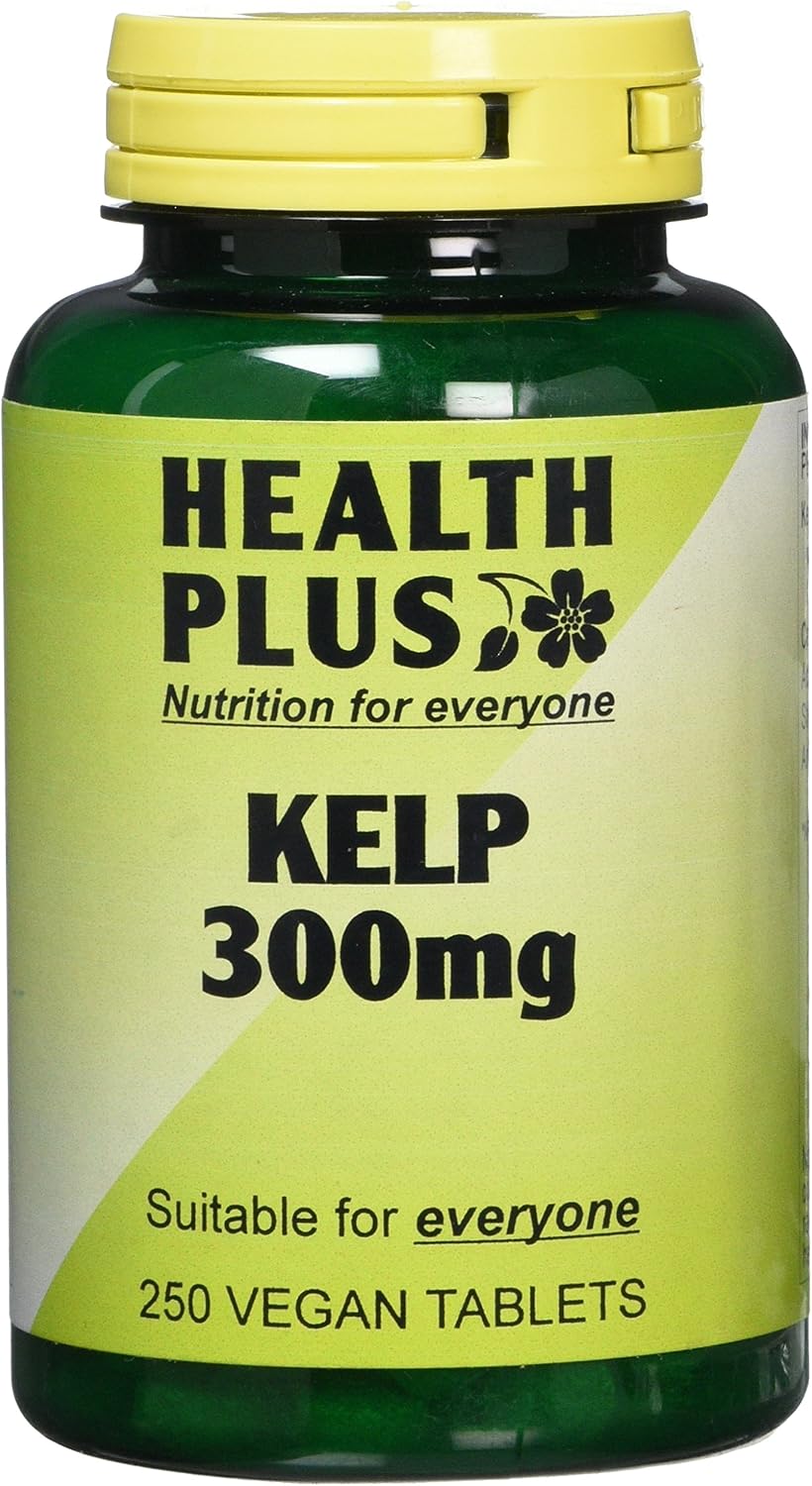Health Plus Kelp 300mg Body Shape Plant Supplement - 250 Tablets, Unflavoured