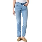 Gloria Vanderbilt Womens Tummy Sculpt Front Zip Straight Leg Jean Standard