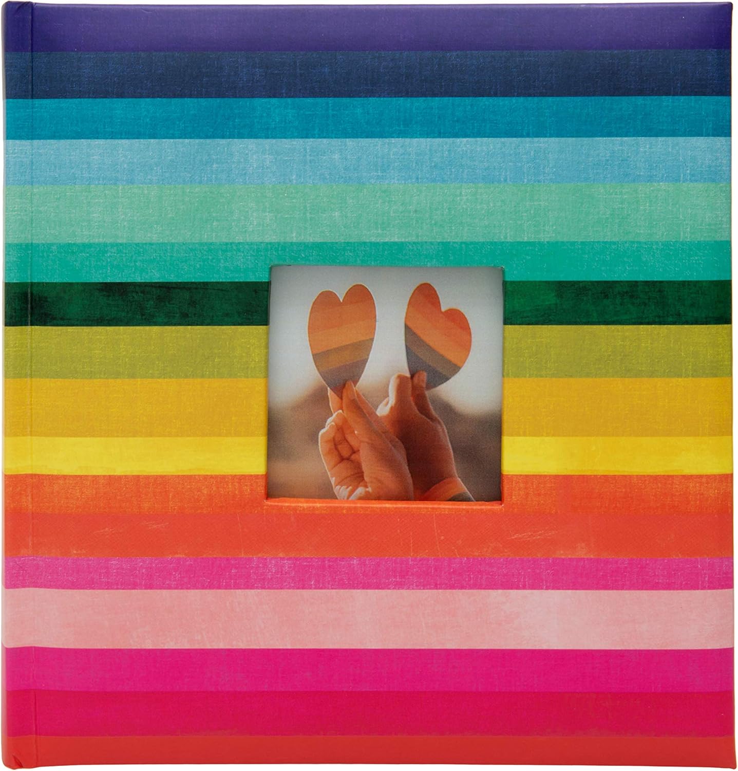 Kenro Rainbow Photo Album 200 Photographs 6x4” / 10x15cm Brightly Coloured Horizontal Stripes with Slip In Pages - KRA101 - Image 3