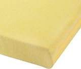 Dudu N Girlie Cotton Jersey Crib Sheets 40x90cm 2 Pack Cream Yellow view 2