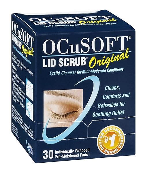 OCUSOFT LID SCRUB ORIGINA SIZE 30CT OCUSOFT LID SCRUB ORIGINAL 30CT