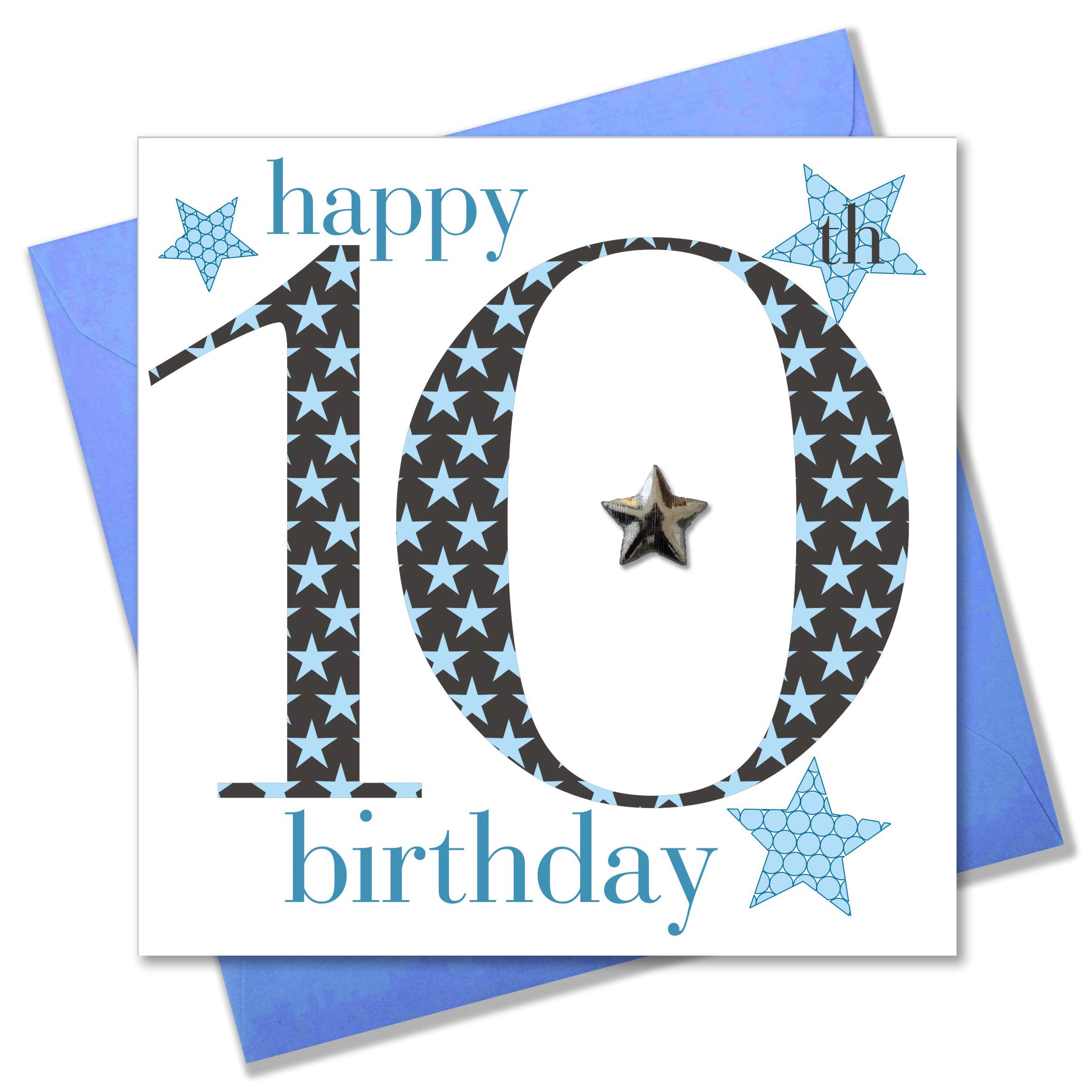 Claire Giles Ages Age 10 Boy Birthday Card AGE10B