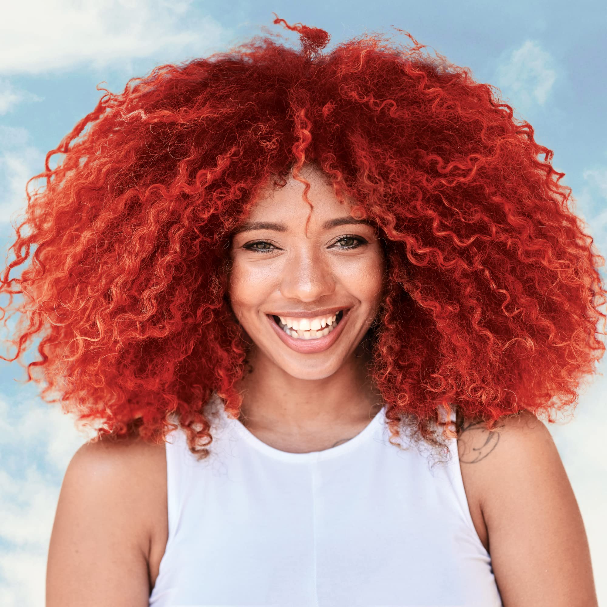 Hally Hair Color Cloud Hair Dye (Code Red) - Demi-Permanent Foam Hair Color for Women & Men - Mess-Free & Long-Lasting Hair Dye Kit, Hair Coloring Products Wash Out in 4-6 Weeks, Vegan
