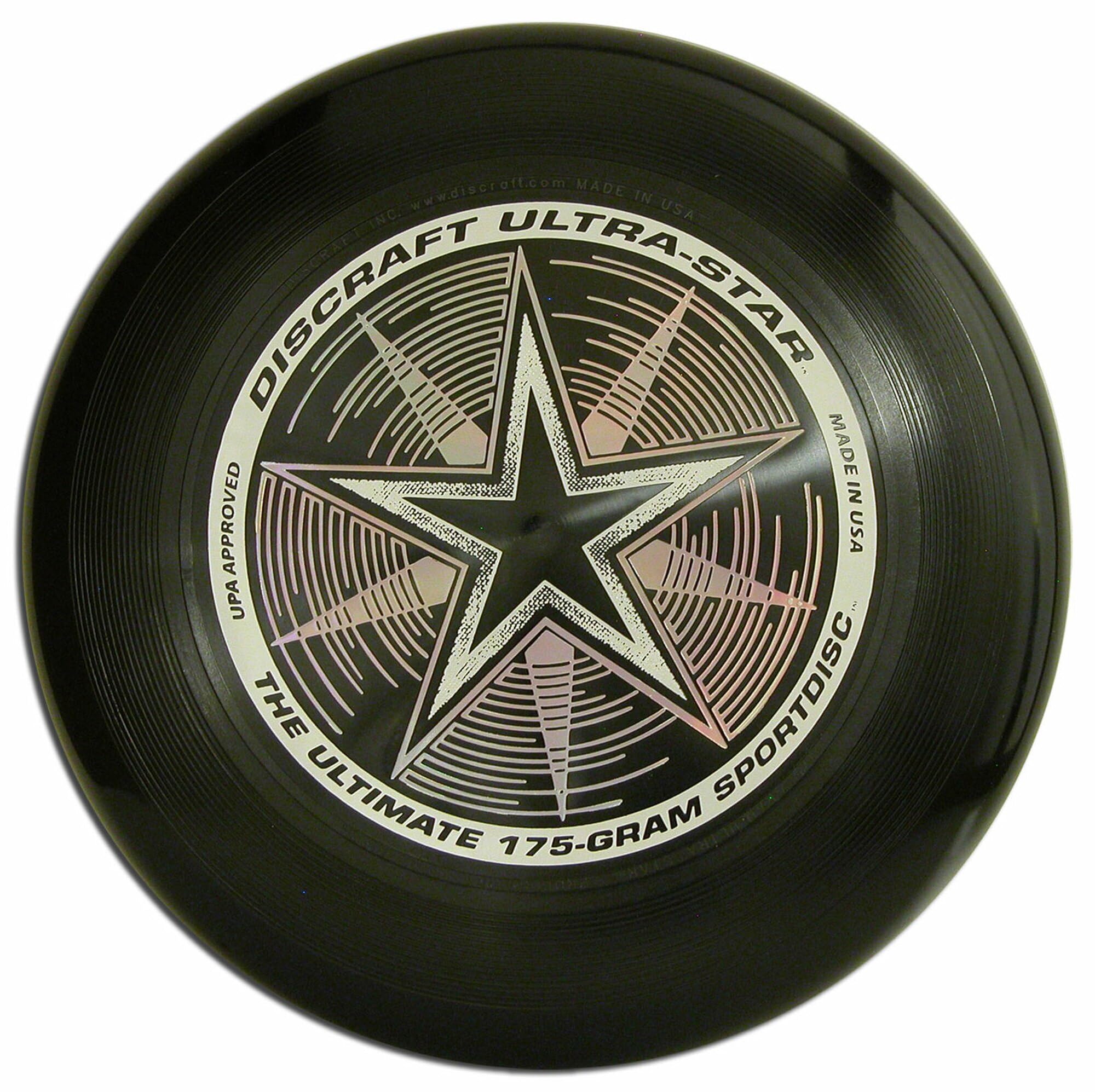 Discraft Children's Ultrastar Frisbee, Black, 175G UK