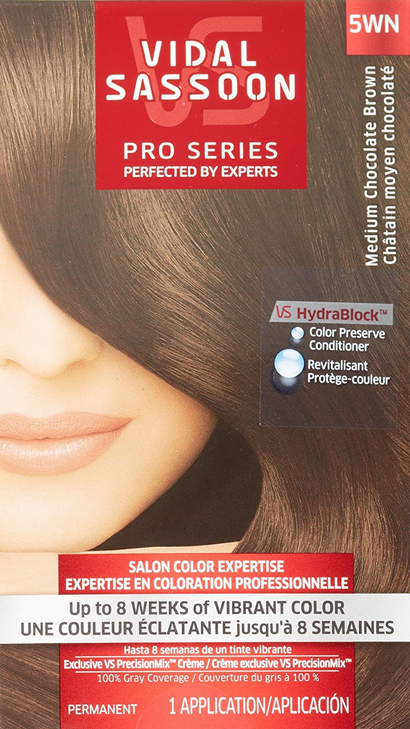 Buy 5wn Medium Chocolate Brown 1 Kit Vidal Sassoon Pro Series