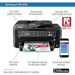 Epson WF-2750 All-in-One Wireless Color Printer