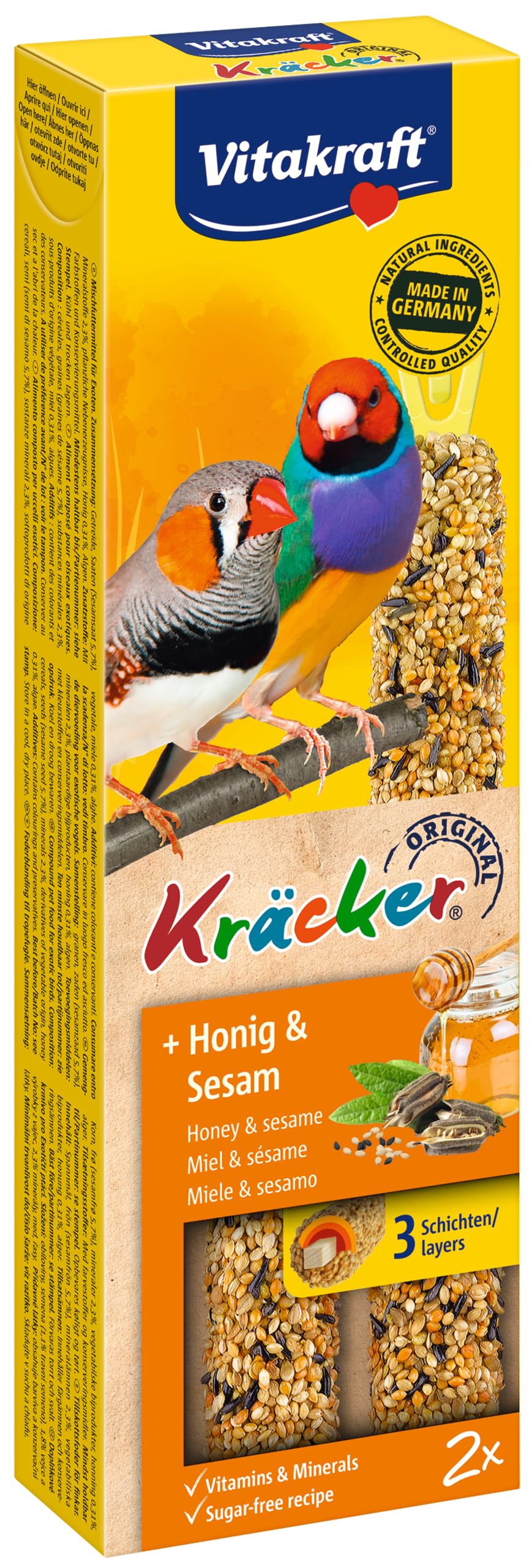 VITAKRAFT BATON EXOTICE MIERE/SUSAN 2 BUC