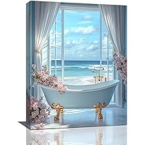 Beach Bathroom Wall Art: Stunning Ideas to Elevate Your Space