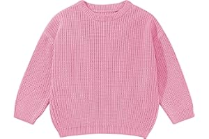 ESHOO Baby Girl Boy Knit Sweater Blouse Toddler Pullover Sweatshirt Crewneck Long Sleeve Tops for Kids Fall Winter Clothes