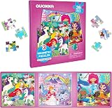 QUOKKA Magnetic Puzzles for Toddlers Unicorn Princess 36 pc Travel Game view 8