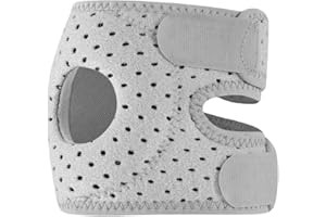 KQFCAZRE Elbow Brace, Elbow Sleeve, Breathable Pad, Adjustable, Adult Gear, Support for Football, Gray