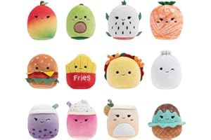 Squishville by Original Squishmallows What’s Cookin’ Squad - 12 Fan-Favorite 2-Inch Squishmallows Plush Including Carl, Floyd, Dash, Austin, and More - Toys for Kids - Amazon Exclusive