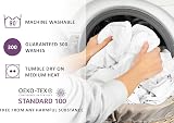 Lynmark Waterproof Bed Protector with Tuck-In Flaps King 150x85cm White view 6