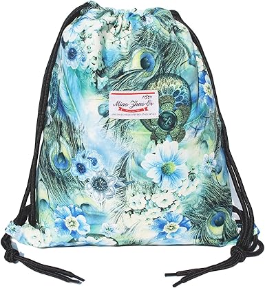 drawstring library bag