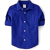 Gymboree Boys and Toddler Long Sleeve Linen Button Up Shirt