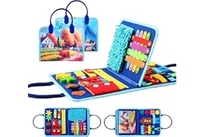 JADE BUTTERFLY Fidget Blanket for Adults with Dementia, Dementia Activities for Seniors, Alzheimer's Products Multi-Use Busy Sensory Board, Gifts for Him Her Dementia Products for Elderly and Children with Autism