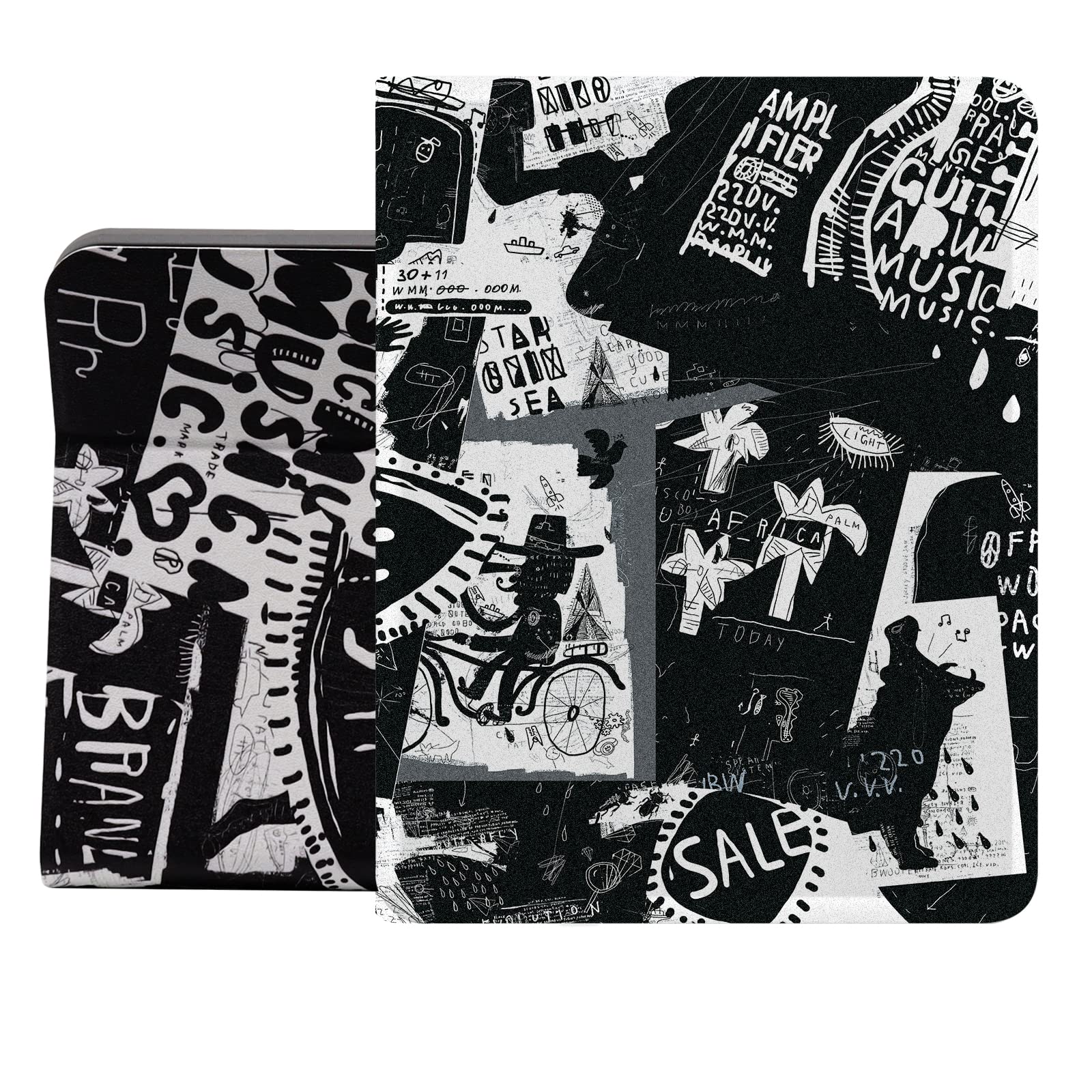 Berkin Arts iPad 7/8/9th & Air 3rd Gen Case (10.5 Inch) 2019-2021 Folio Leather Cover - Modern European Painting Abstraction Symbols — image 1